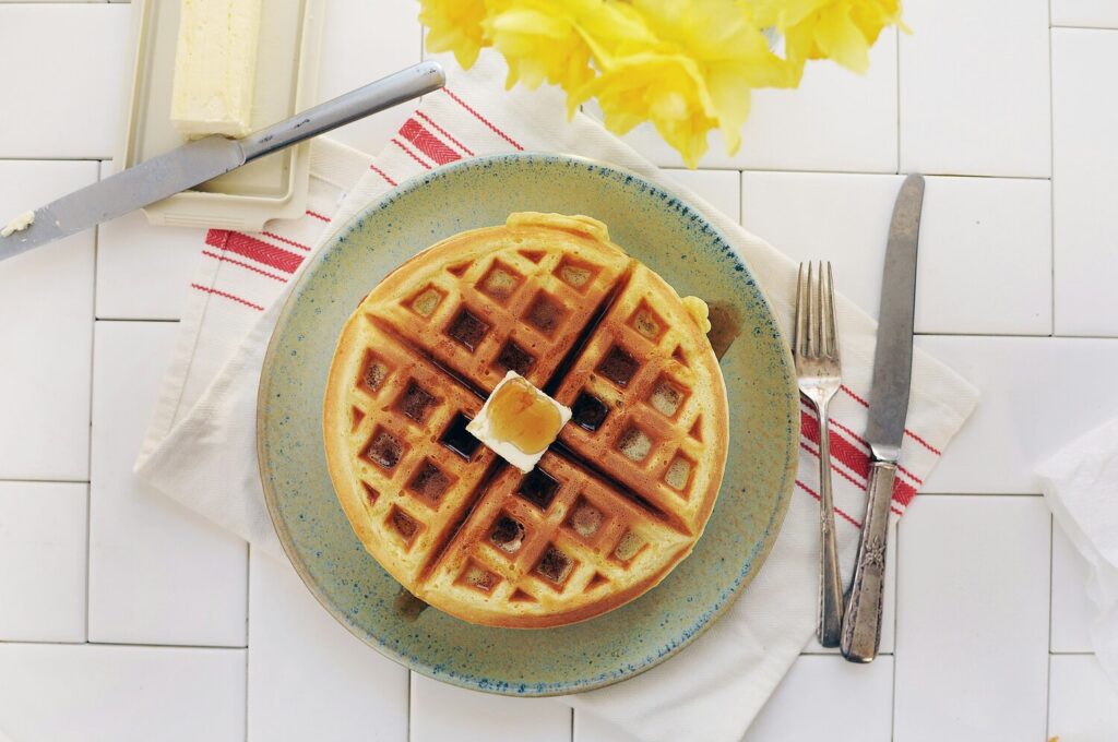 Waffles and pancakes can make for a great breakfast while indulging your teenager's sweet tooth. 